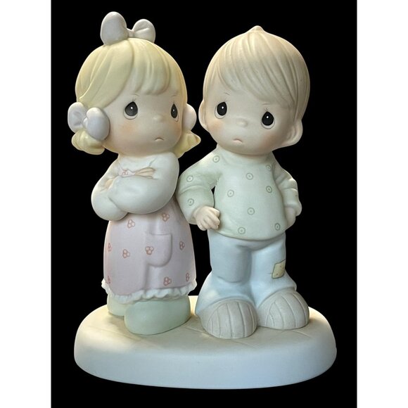 1996 Precious Moments Sometimes You’re Next to Impossible Figurine 530964 VTG - Picture 1 of 7
